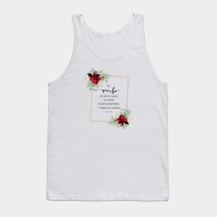 Juan 1 14 Spanish bible verse Tank Top